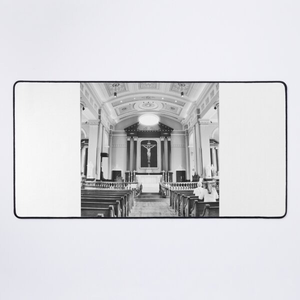Item preview, Inside Basilica of St. Louis, King of France Black And White designed and sold by LisaWootenPhoto.