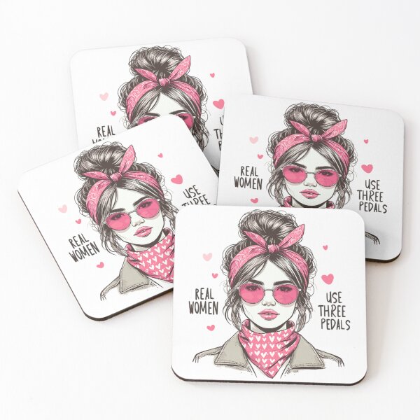 Item preview, Real Women Use Three Pedals - Manual Transmission Enthusiast designed and sold by teedory.