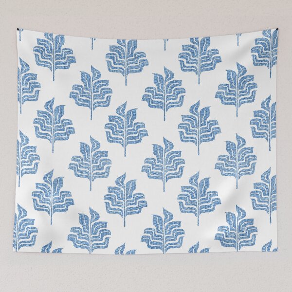 Item preview, Modern Botanical - Coastal Blue designed and sold by littlearrow.