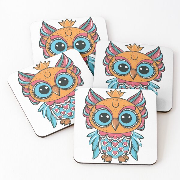 Item preview, Owl. Cute little owl. Drawing. Multicolored. Cheerful owl. designed and sold by MagelliShop.