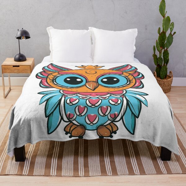 Item preview, Owl. Cute little owl. Drawing. Multicolored. Cheerful owl. designed and sold by MagelliShop.