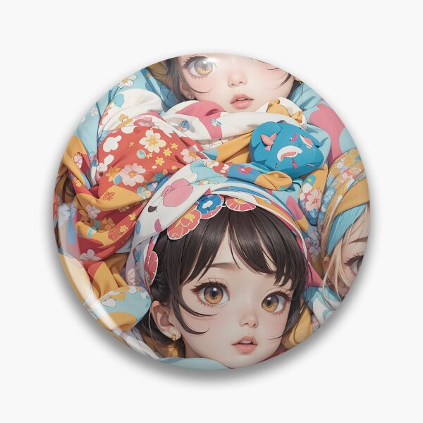 Item preview, Cherry Blossom Whispers: Anime Cute Pattern designed and sold by weissessika.