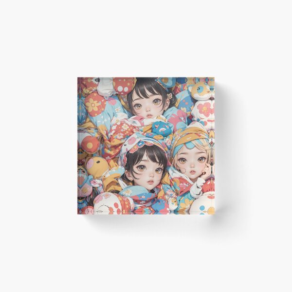 Item preview, Cherry Blossom Whispers: Anime Cute Pattern designed and sold by weissessika.