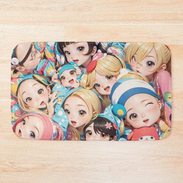 Item preview, Cute Companions: Anime Cute Pet Patterns designed and sold by weissessika.