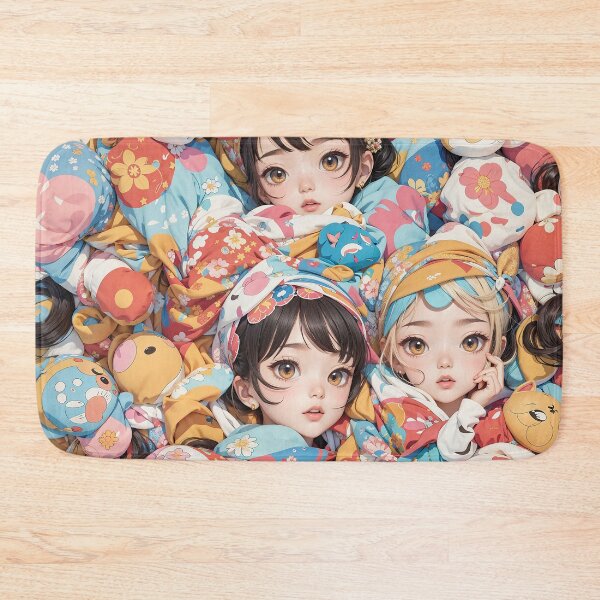 Item preview, Cherry Blossom Whispers: Anime Cute Pattern designed and sold by weissessika.