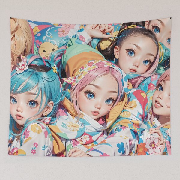 Item preview, the nostalgia of pixel art with this collection of anime cute designed and sold by weissessika.