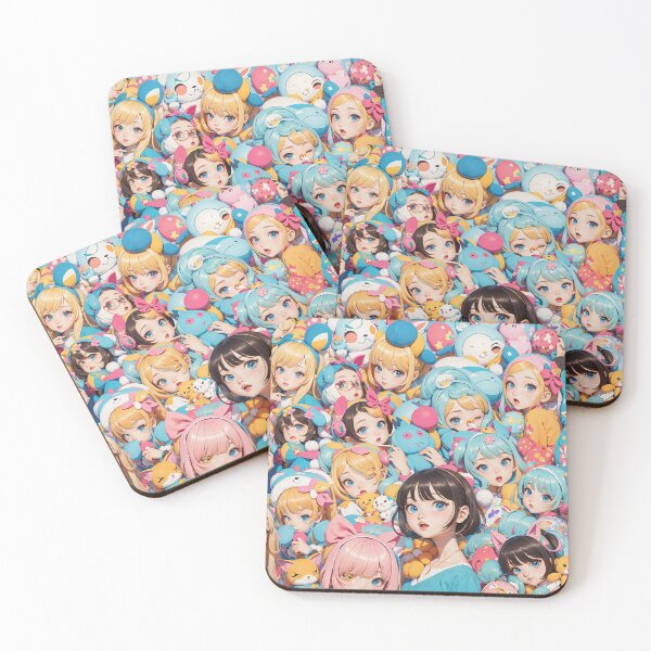 Item preview, Neko Nook: Anime Cute Cat Patterns designed and sold by weissessika.