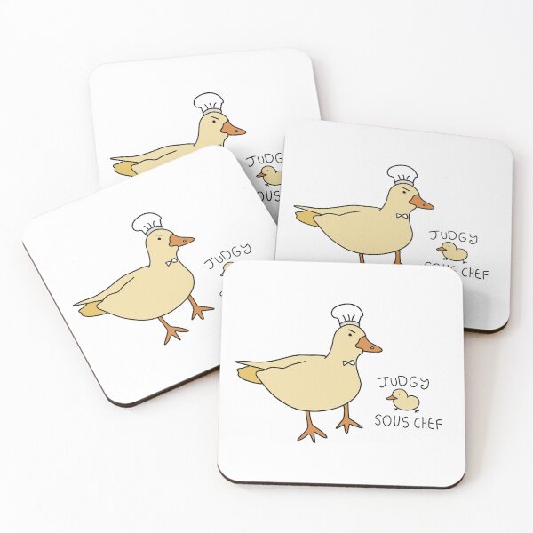 Item preview, Judgy duckling chef designed and sold by HidingCat.