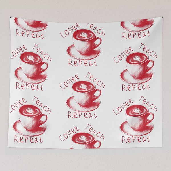 Item preview, Coffee Teach Repeat designed and sold by kinpirks.