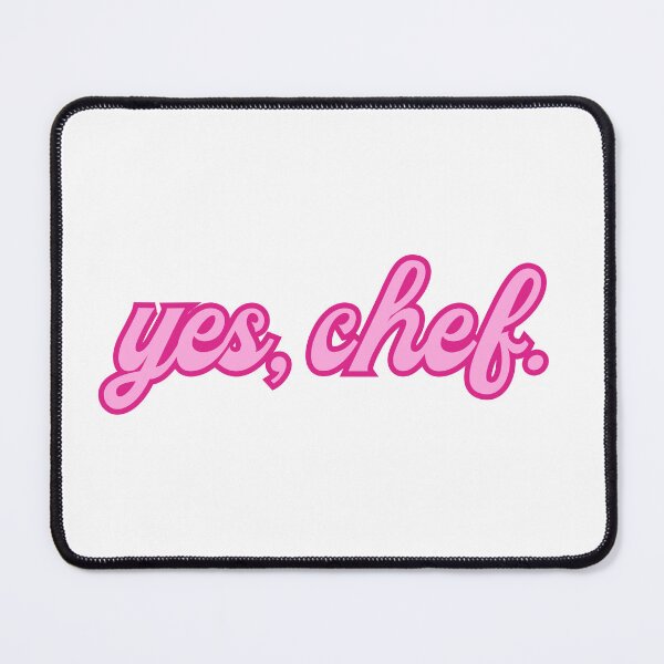 Item preview, Yes, Chef - Pink designed and sold by OscarAndOphelia.