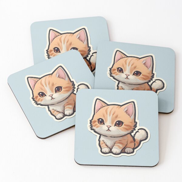 Item preview, Cute Orange Baby Cat with Brown Eyes designed and sold by WAUZ.