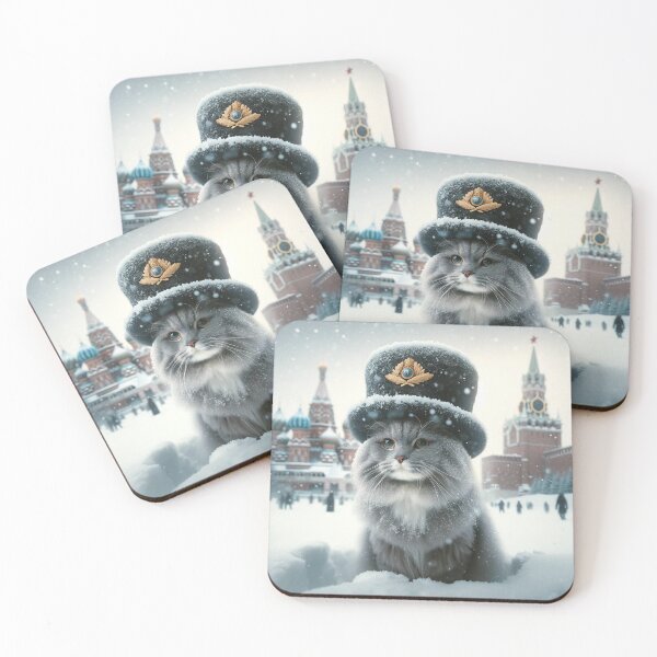 Item preview, Regal Russian Cat in Snowy Moscow Splendor designed and sold by catontheroof.