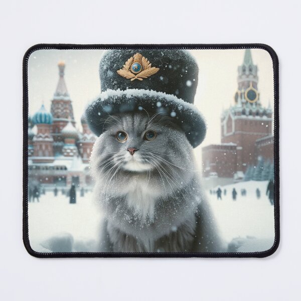 Item preview, Regal Russian Cat in Snowy Moscow Splendor designed and sold by catontheroof.