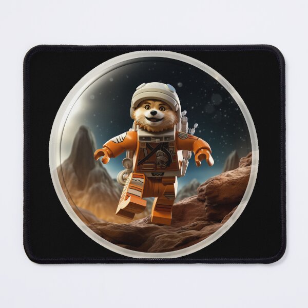 Item preview, Mars Space Dog Stickers Galactic Wonders Vibrant Space and Planet Sticker Collection William designed and sold by UncleFizziwigs.