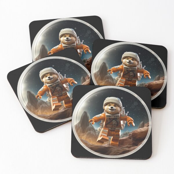 Item preview, Mars Space Dog Stickers Galactic Wonders Vibrant Space and Planet Sticker Collection William designed and sold by UncleFizziwigs.