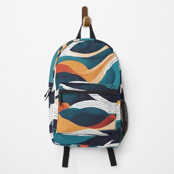 Item preview, Dynamic Abstract Ocean Waves designed and sold by Pink Lemon.