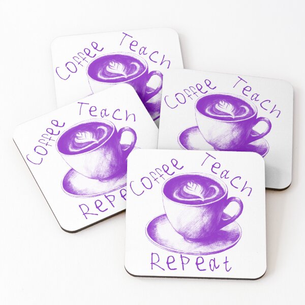 Item preview, Coffee Teach Repeat designed and sold by kinpirks.