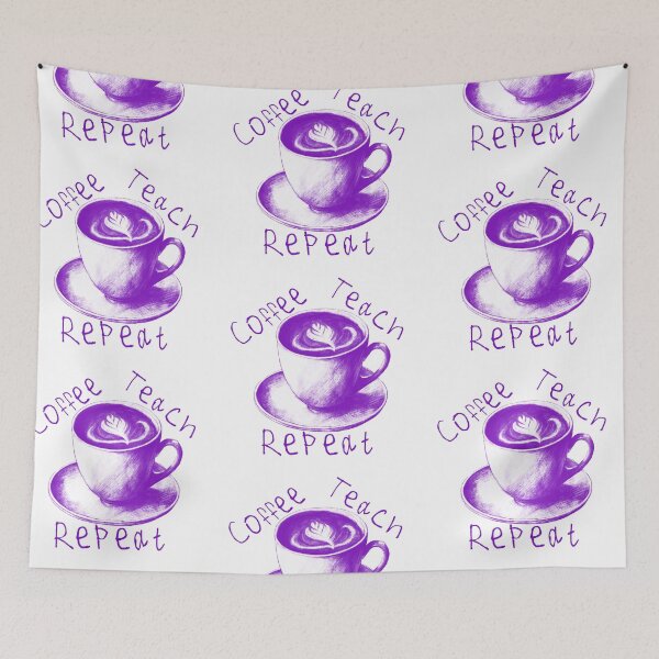 Item preview, Coffee Teach Repeat designed and sold by kinpirks.