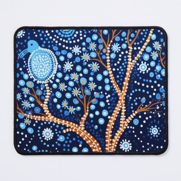 Item preview, Aboriginal Inspired Dot Art - Blue Berry Tree designed and sold by GrinGalore.