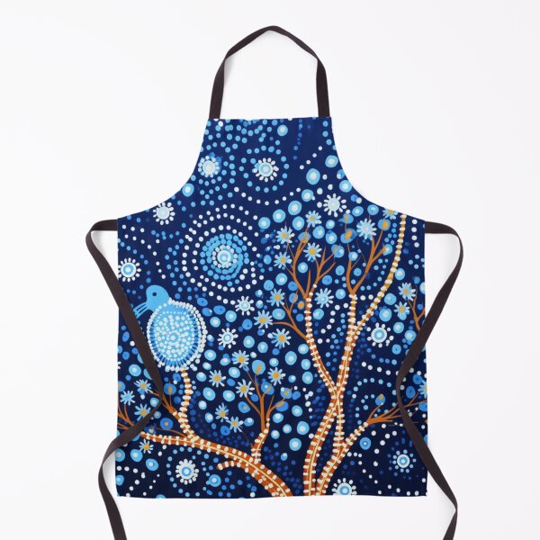 Item preview, Aboriginal Inspired Dot Art - Blue Berry Tree designed and sold by GrinGalore.