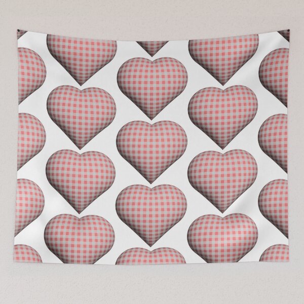 Item preview, Red Gingham Heart designed and sold by gabagoolguy.
