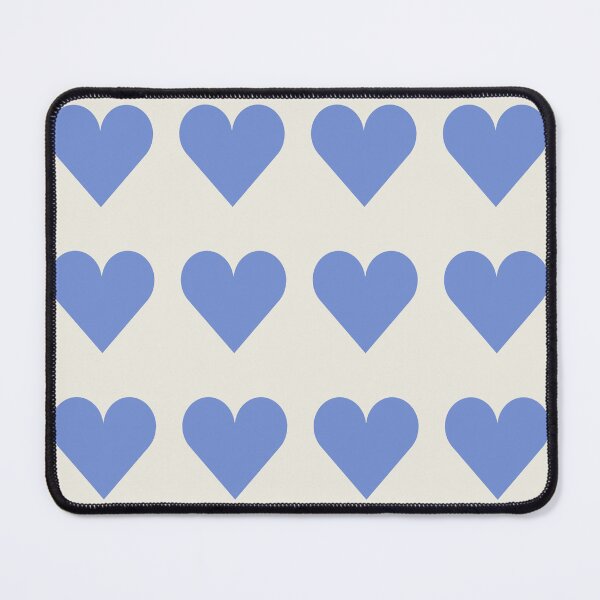 Item preview, Large DANUBE BLUE and CREAM LOVE HEARTS designed and sold by RachelMacht.