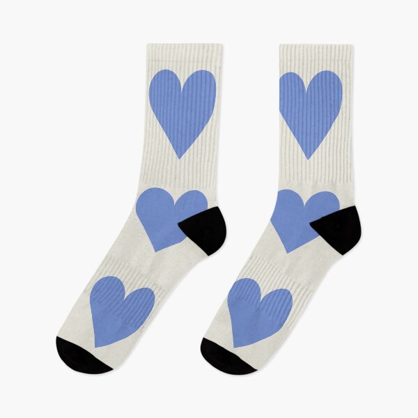 Item preview, Large DANUBE BLUE and CREAM LOVE HEARTS designed and sold by RachelMacht.
