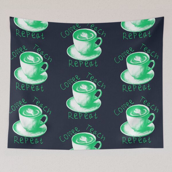 Item preview, Coffee Teach Repeat designed and sold by kinpirks.