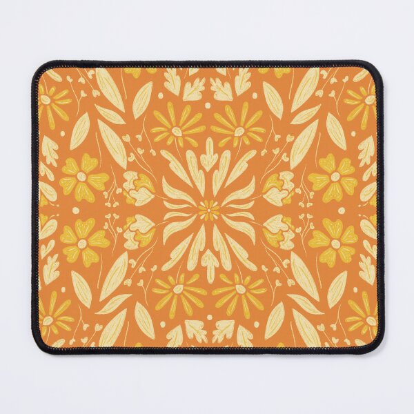 Item preview, Yellow Flora Pattern designed and sold by Sylvi Alexander.