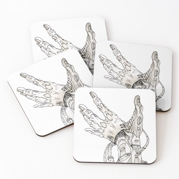 Item preview, cyberpunk style robot hand illustration designed and sold by Actiasluna--.