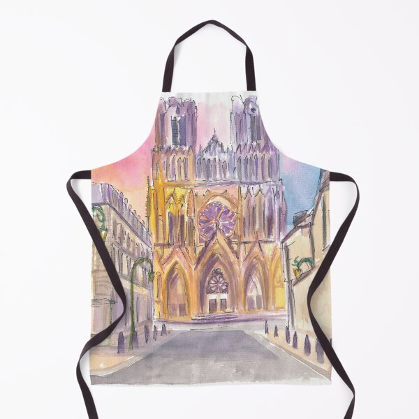 Item preview, Reims Cathedral in Warm Sunlight designed and sold by artshop77.