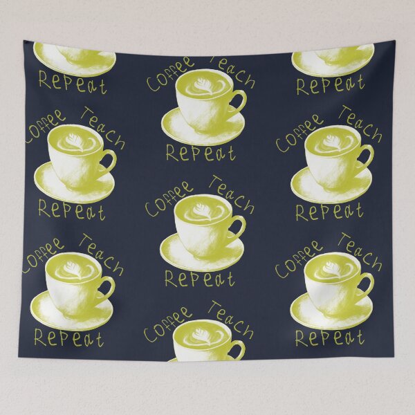Item preview, Coffee Teach Repeat designed and sold by kinpirks.