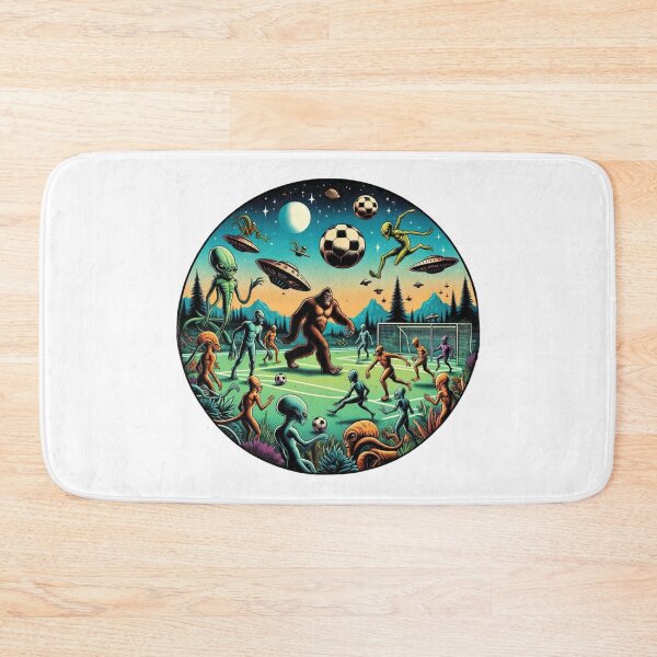 Item preview, Intergalactic Soccer | Bigfoot And Aliens | Ufo | Believe designed and sold by ShopCoolStop.