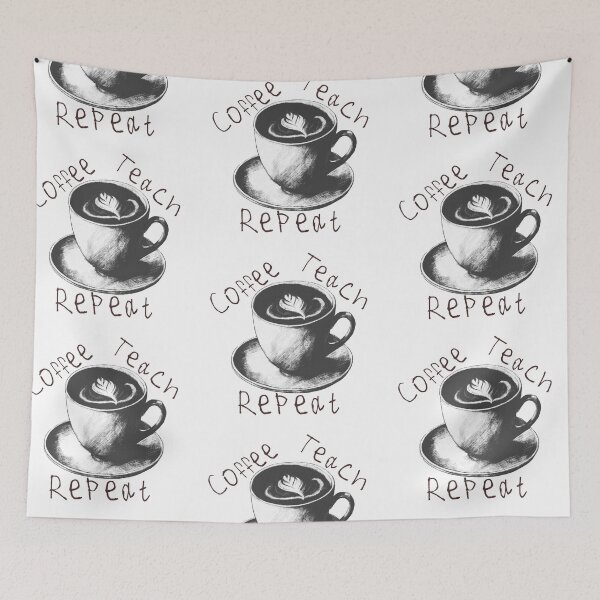 Item preview, Coffee Teach Repeat designed and sold by kinpirks.