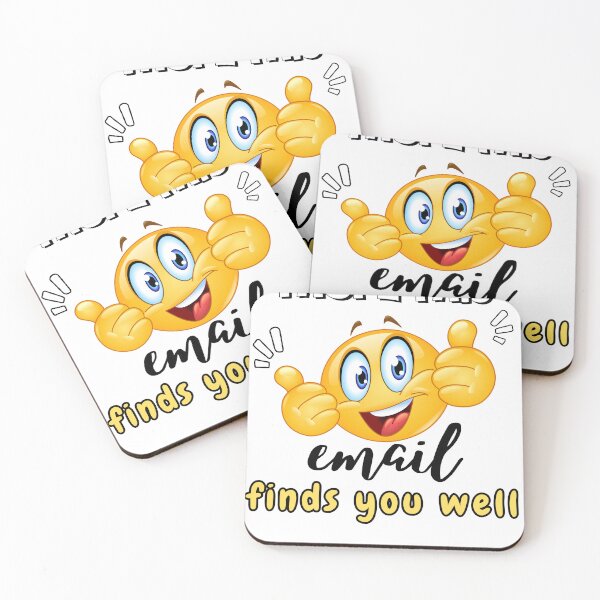 Item preview, I hope this email finds you well Sticker designed and sold by Chocolatait.
