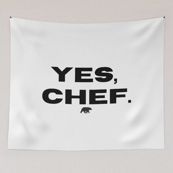 Item preview, Yes, Chef. Bear Silhouette designed and sold by OscarAndOphelia.