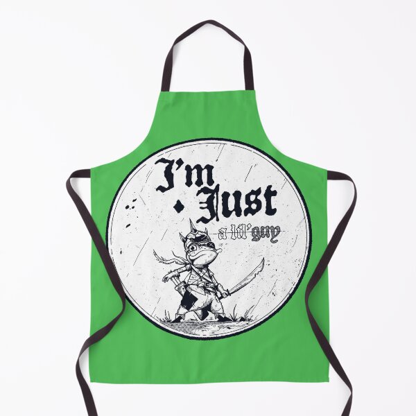 Item preview, I’m Just a lil Guy, frog warrior designed and sold by GoblinGoblin.