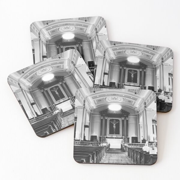 Item preview, Inside Basilica of St. Louis, King of France Black And White designed and sold by LisaWootenPhoto.