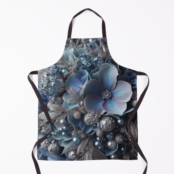 Item preview, Blue Hydrangea Bling Bouquet (4) designed and sold by Gen-Whimsy.