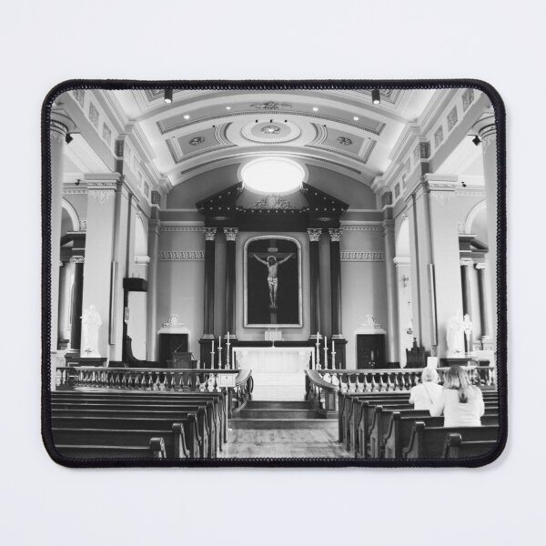 Item preview, Inside Basilica of St. Louis, King of France Black And White designed and sold by LisaWootenPhoto.