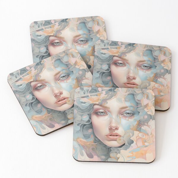 Item preview, Serene in pastel designed and sold by AiDigitalMaker.