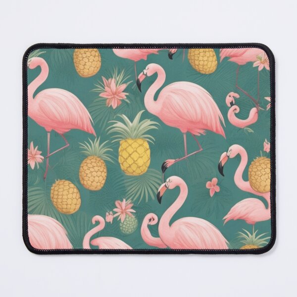 Item preview, Summer Fun: Flamingos and Pineapples Patterns designed and sold by asbno19.