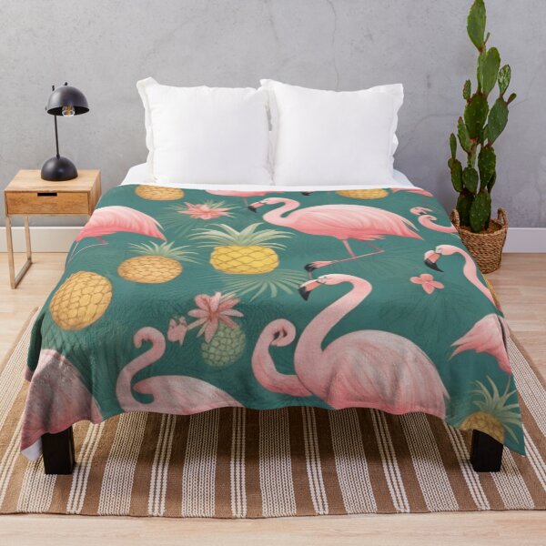 Item preview, Summer Fun: Flamingos and Pineapples Patterns designed and sold by asbno19.