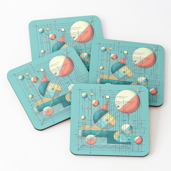 Item preview, Geometric Cosmos: Harmony of Shapes and Colors designed and sold by Lyavalio.