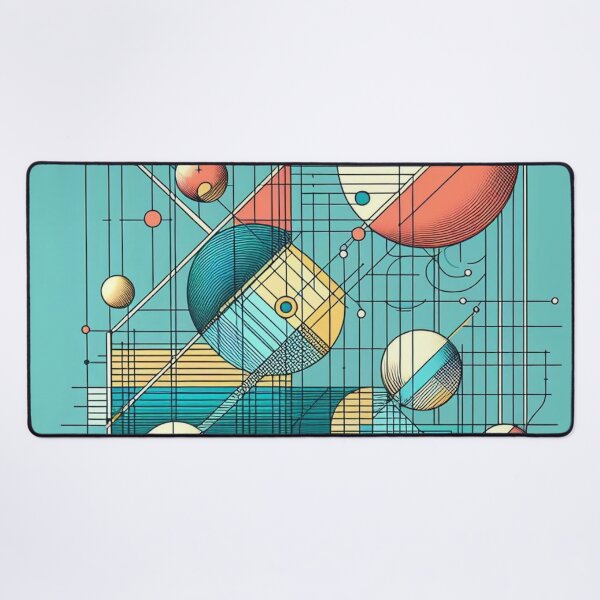 Item preview, Geometric Cosmos: Harmony of Shapes and Colors designed and sold by Lyavalio.