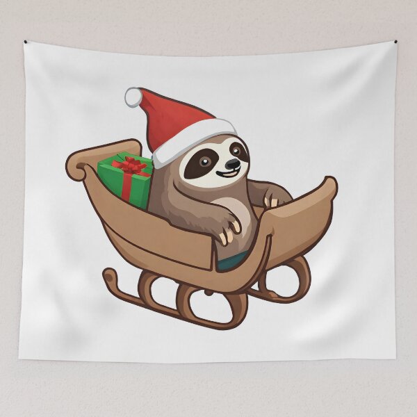 Item preview, Sleigh-Riding Sloth designed and sold by Fashon1.