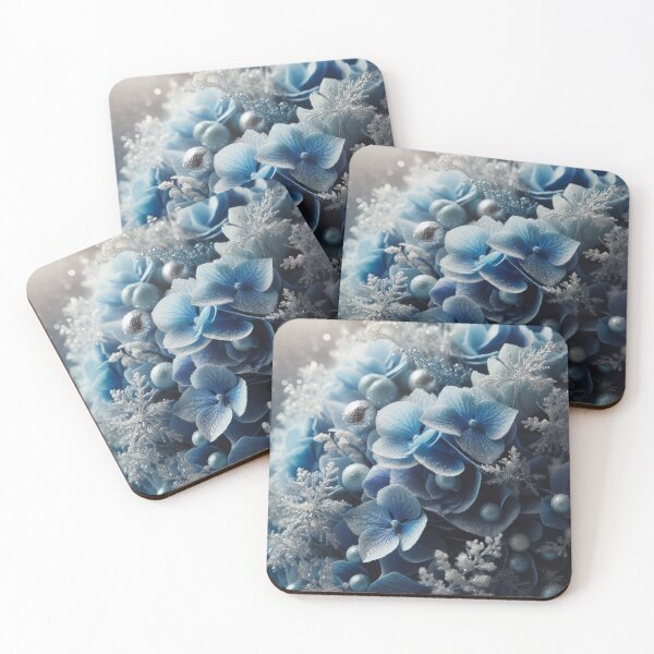 Item preview, Blue Hydrangea Snow Bouquet (1) designed and sold by Gen-Whimsy.