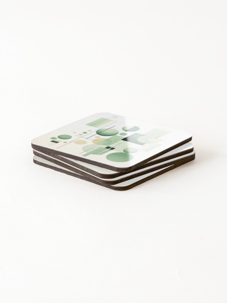 Thumbnail 4 of 5, Coasters (Set of 4), Verdant Variations designed and sold by RxU3.