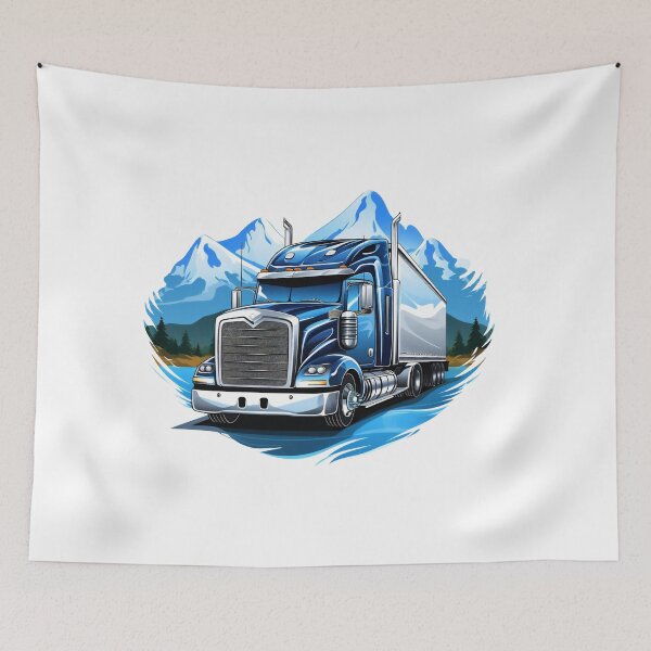 Item preview, blue truck designed and sold by javierparra.