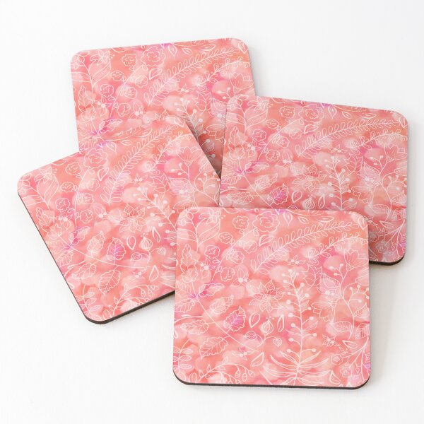 Item preview, Peach Fuzz and Flowers Pretty Boho Batik Pattern by Cherie(c)2024 designed and sold by CheriesArt.